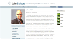Desktop Screenshot of johnsiebert.com