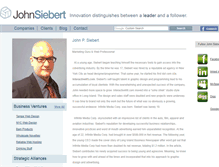 Tablet Screenshot of johnsiebert.com